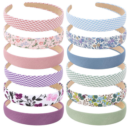 Wecoe front-packaging showing 12 headbands for versatile styling