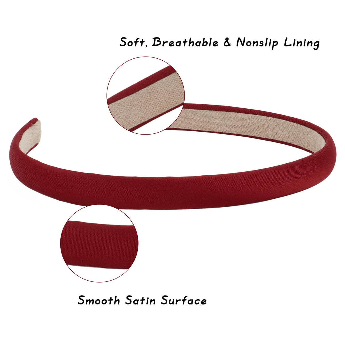 Wecoe headband next to ruler illustrates compact size and flexible fit