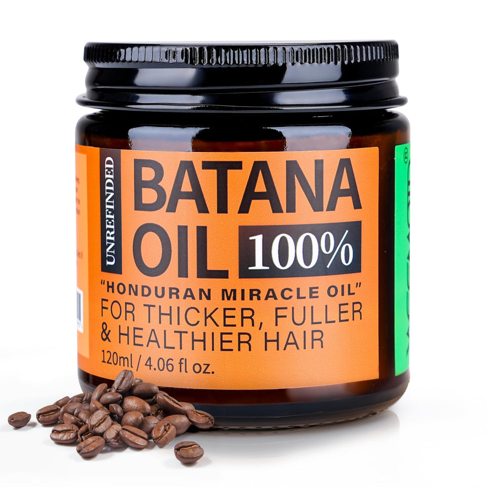 WEEMOTD front bottle shot showing pure Batana oil and packaging benefits