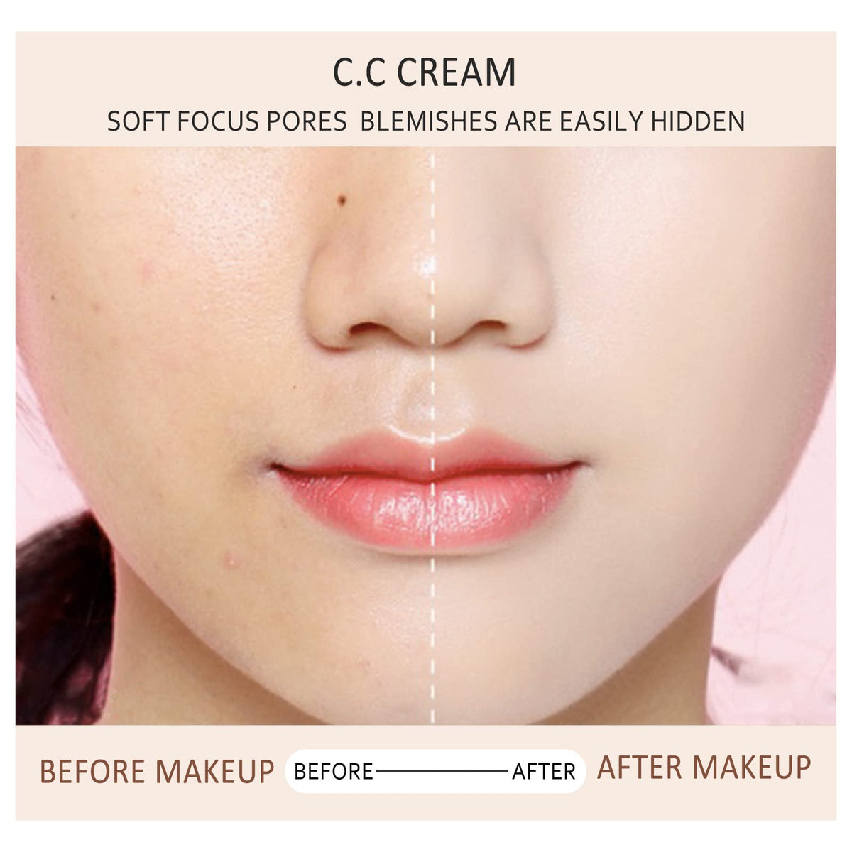 weispo CC cream texture closeup highlighting lightweight blendability
