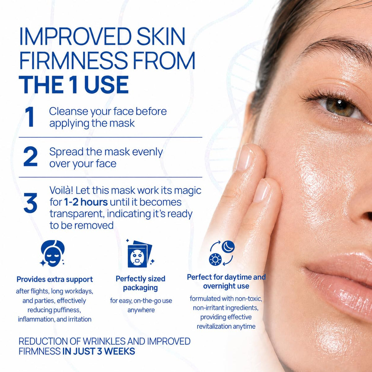 Serum being dispensed to show Welaroise concentrated collagen boost