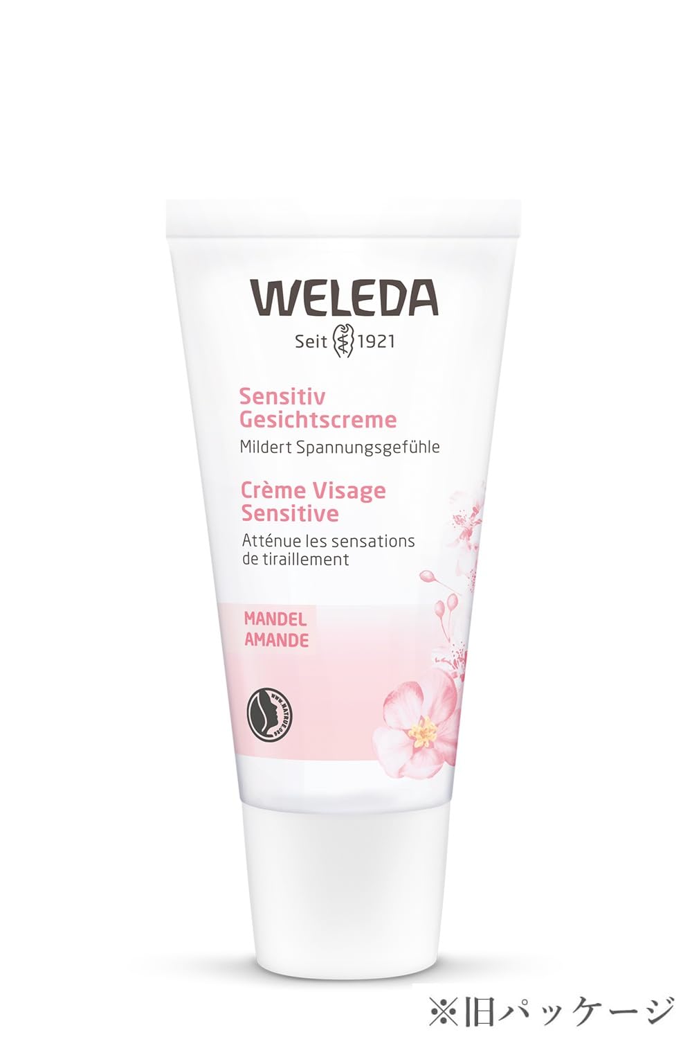 Weleda almond oil texture close-up highlighting soothing hydration