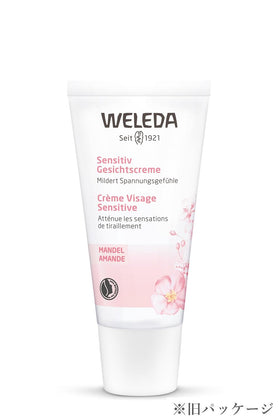 Weleda almond oil texture close-up highlighting soothing hydration