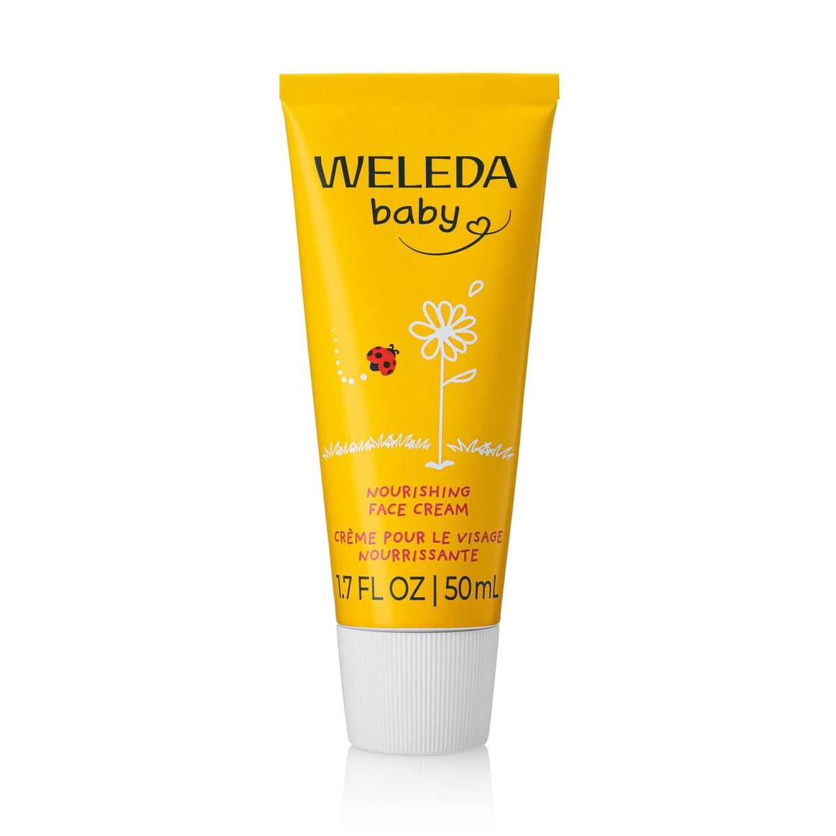 Weleda jar front packaging showing product name and size, reassuring brand quality