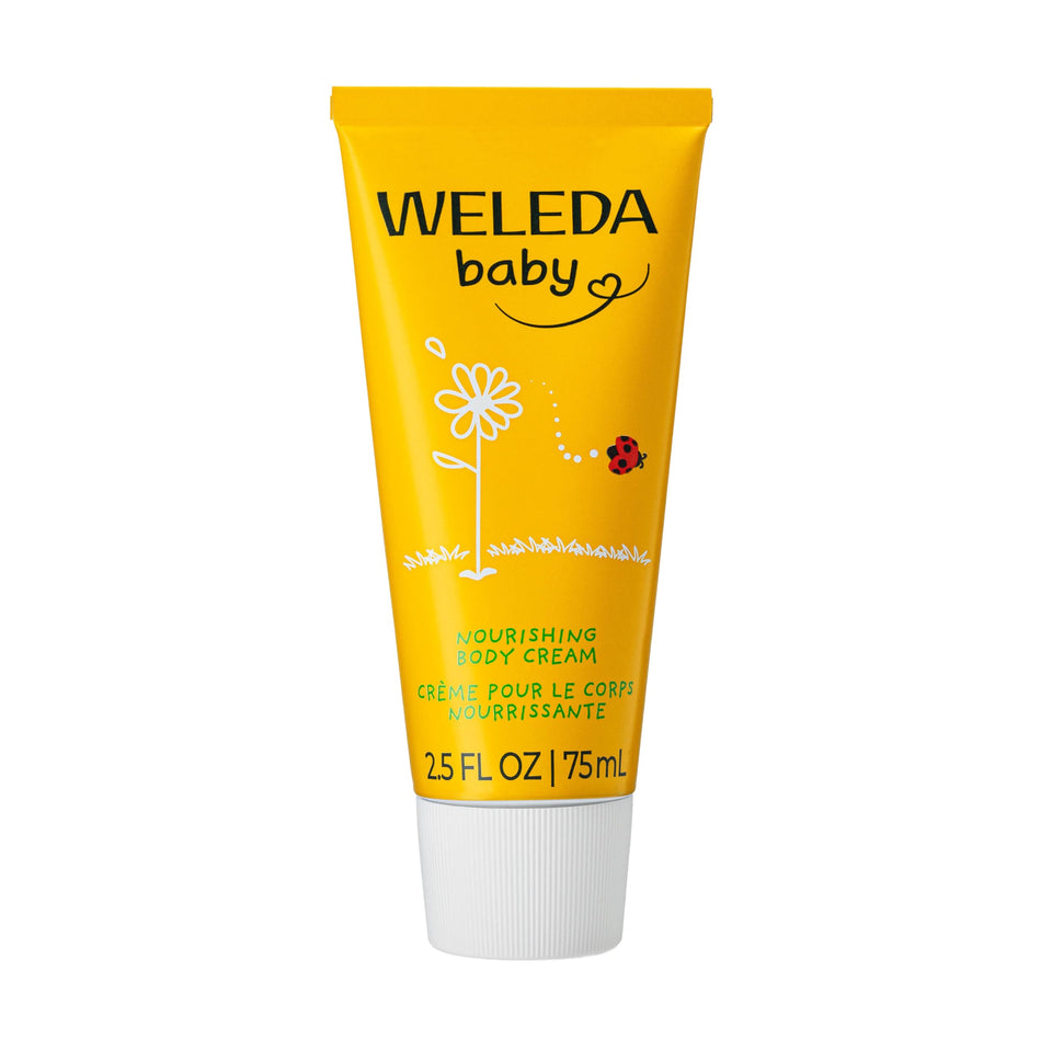 Weleda front tube showing packaging and gentle baby care benefit