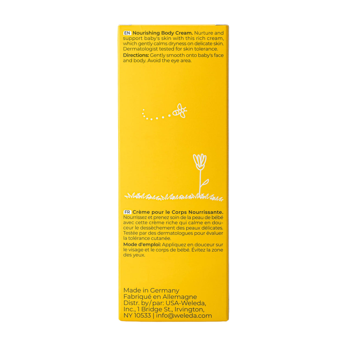 Weleda tube held in hand showing compact 2.5 fl oz travel-friendly benefit