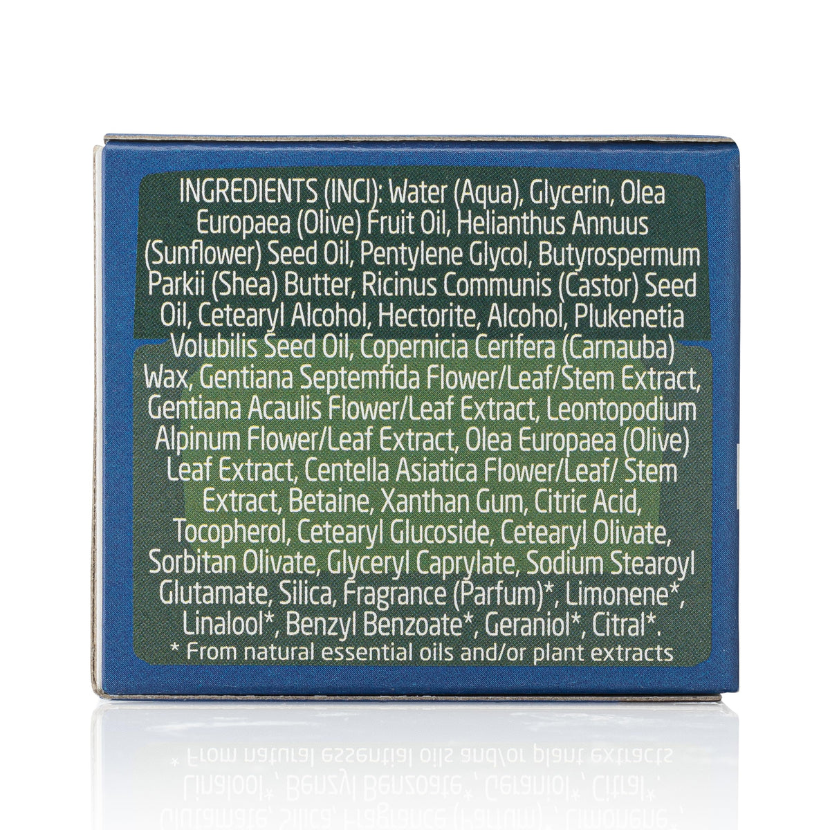 Weleda cream texture close-up highlighting lightweight absorption benefit