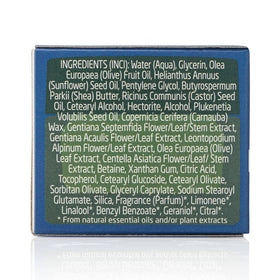 Weleda cream texture close-up highlighting lightweight absorption benefit