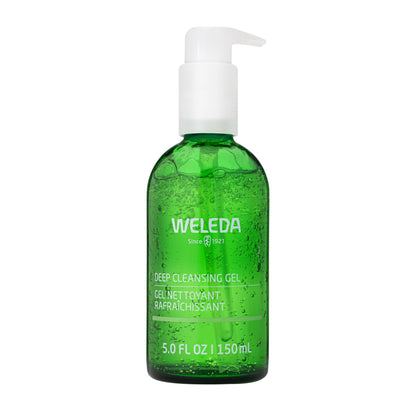 Weleda front bottle showing branding and cleanser clarity benefit