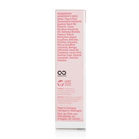 Weleda hand cream open cap showing smooth cream texture and quick absorption
