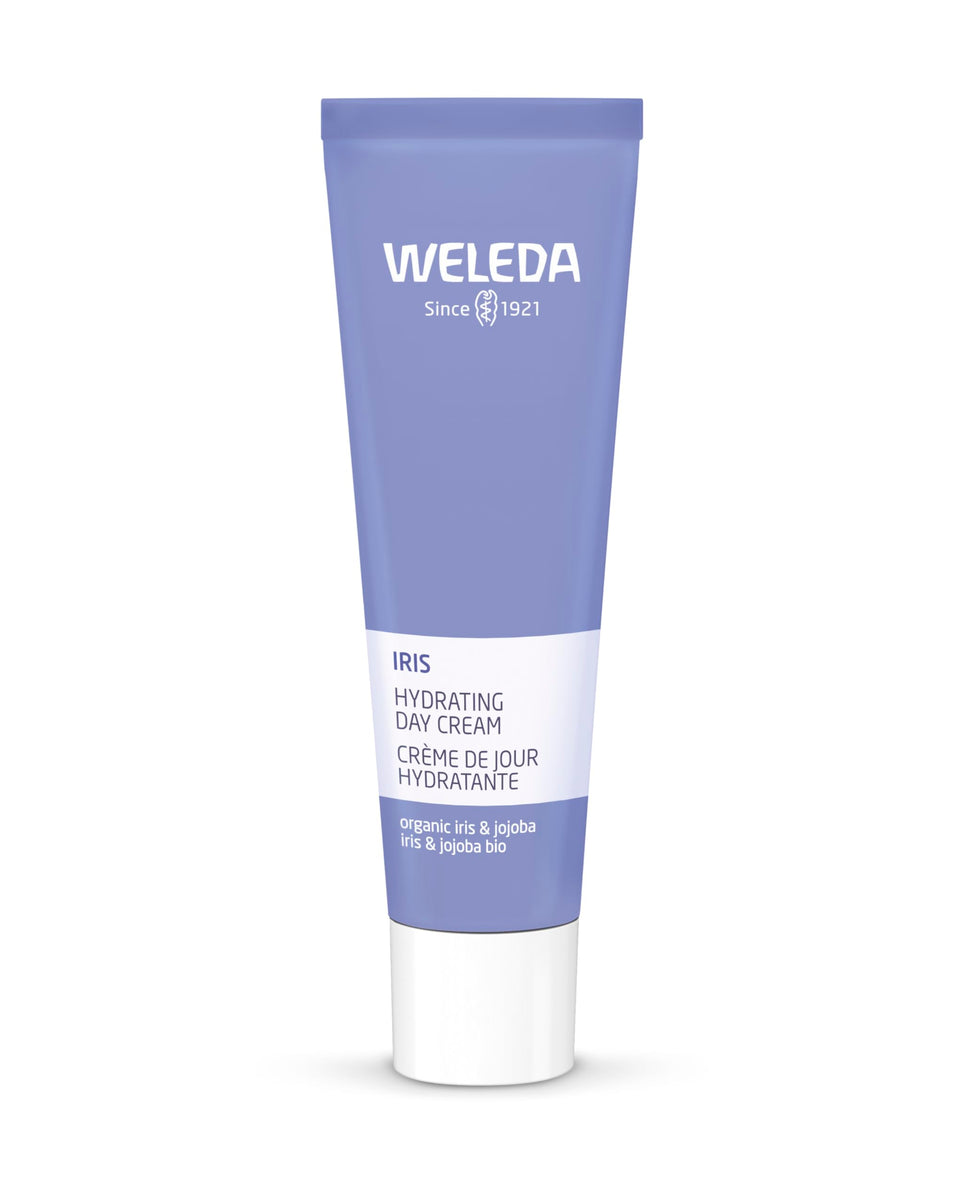 Weleda front tube showing packaging and easy travel hydration