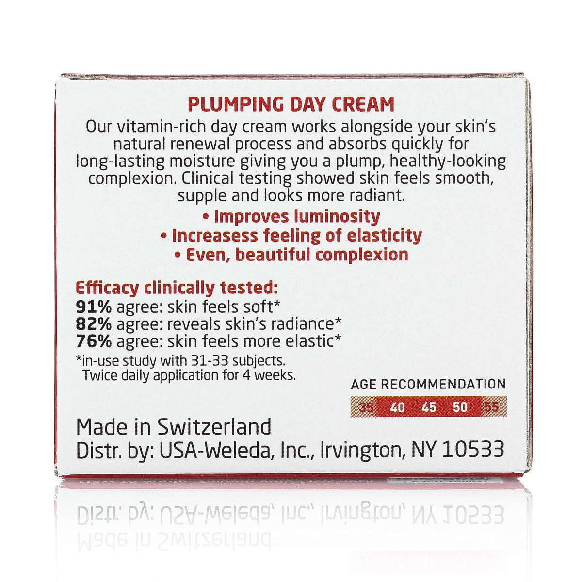 Weleda open jar revealing plush cream texture for instant hydration