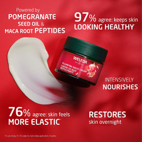 Weleda close-up cream texture illustrating rich hydration benefit