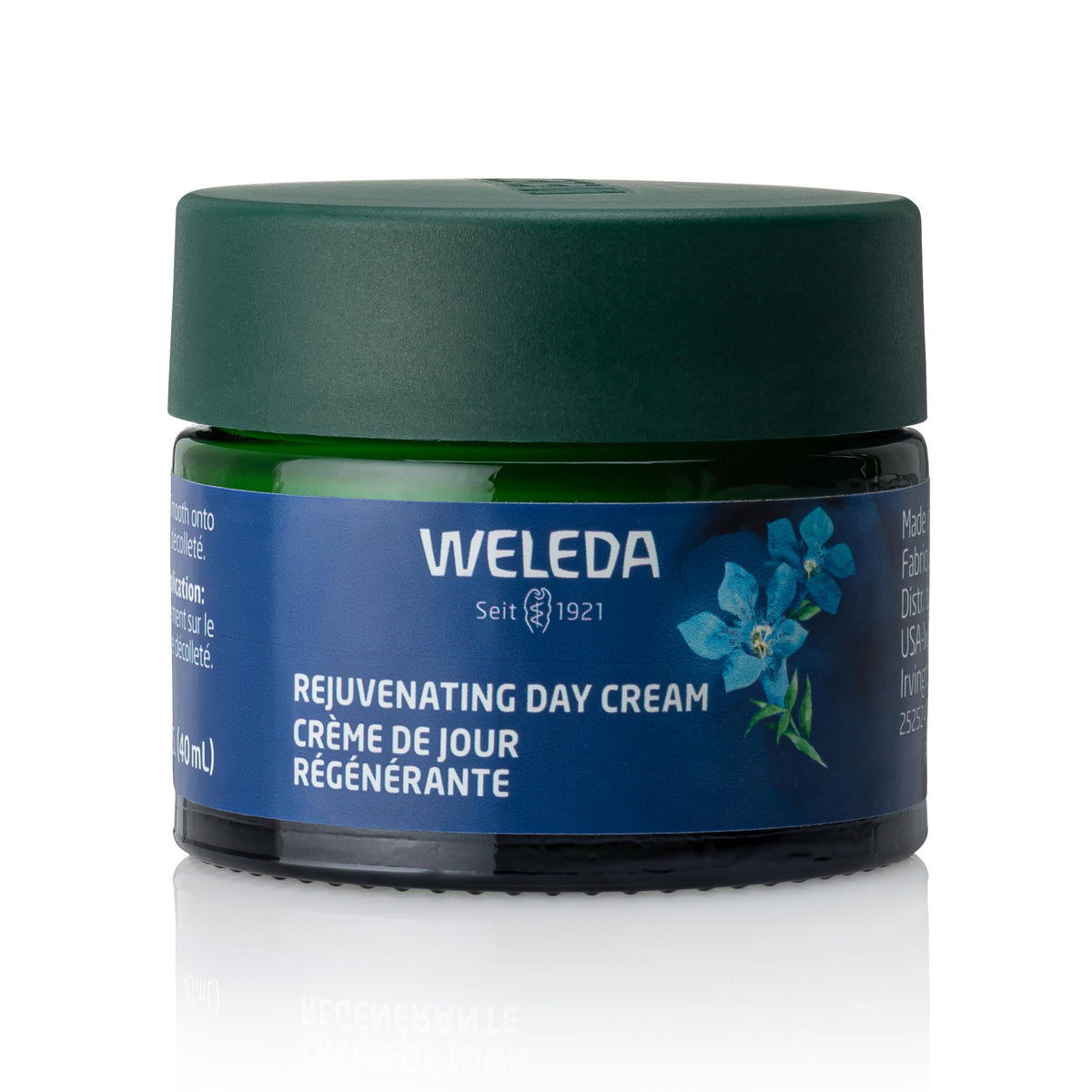 Weleda rejuvenating day cream jar front view showing label and size benefit