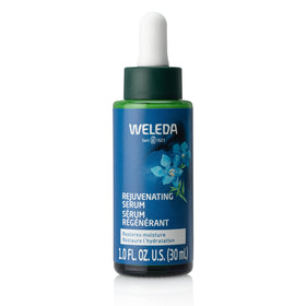 Weleda rejuvenating serum front bottle showing clean design and brand trust