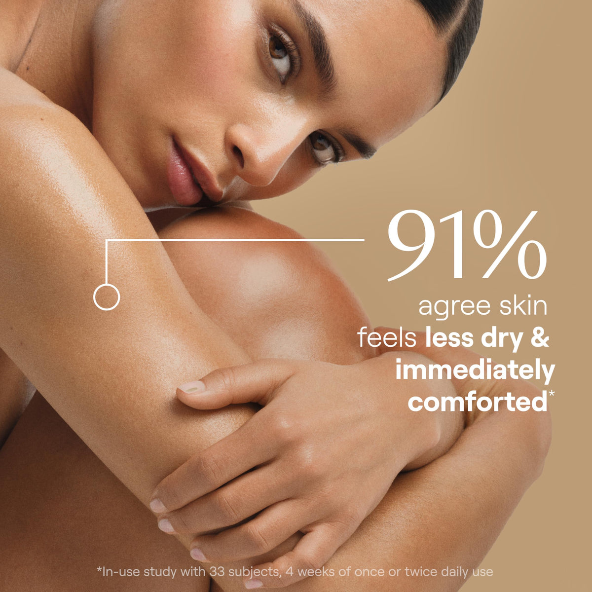 Weleda open cap with lotion texture visible, demonstrating creamy absorbent finish