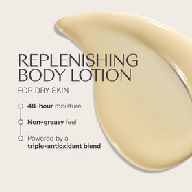 Weleda lotion being dispensed from pump, showing easy application and controlled use