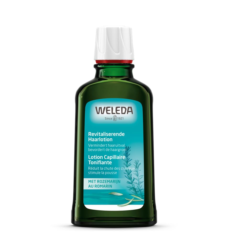 Weleda bottle front view showing label and 100 ml size, clear presentation benefit
