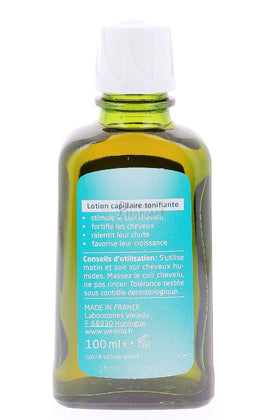 Weleda rosemary tonic size comparison in hand showing compact 100ml bottle ideal for travel