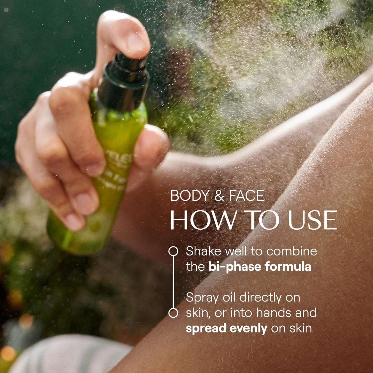 Weleda Skin Food dry oil plant ingredients display with jojoba and calendula for nourishment