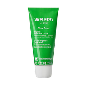 Weleda front packaging showcasing Skin Food benefits and brand