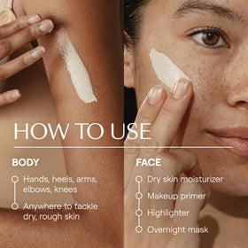 Weleda Skin Food next to a passport and bag illustrating travel-ready moisturizing care