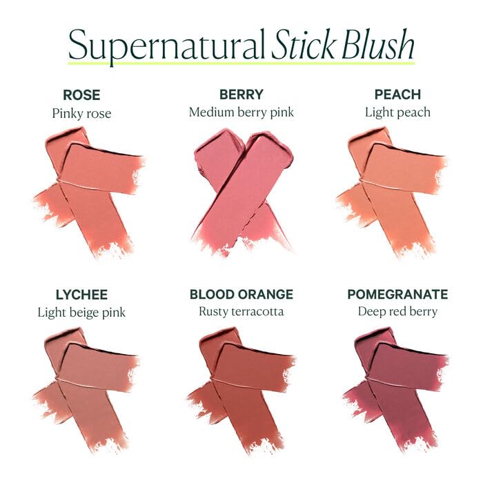 Well People single swatch on forearm showing buildable blood orange tint