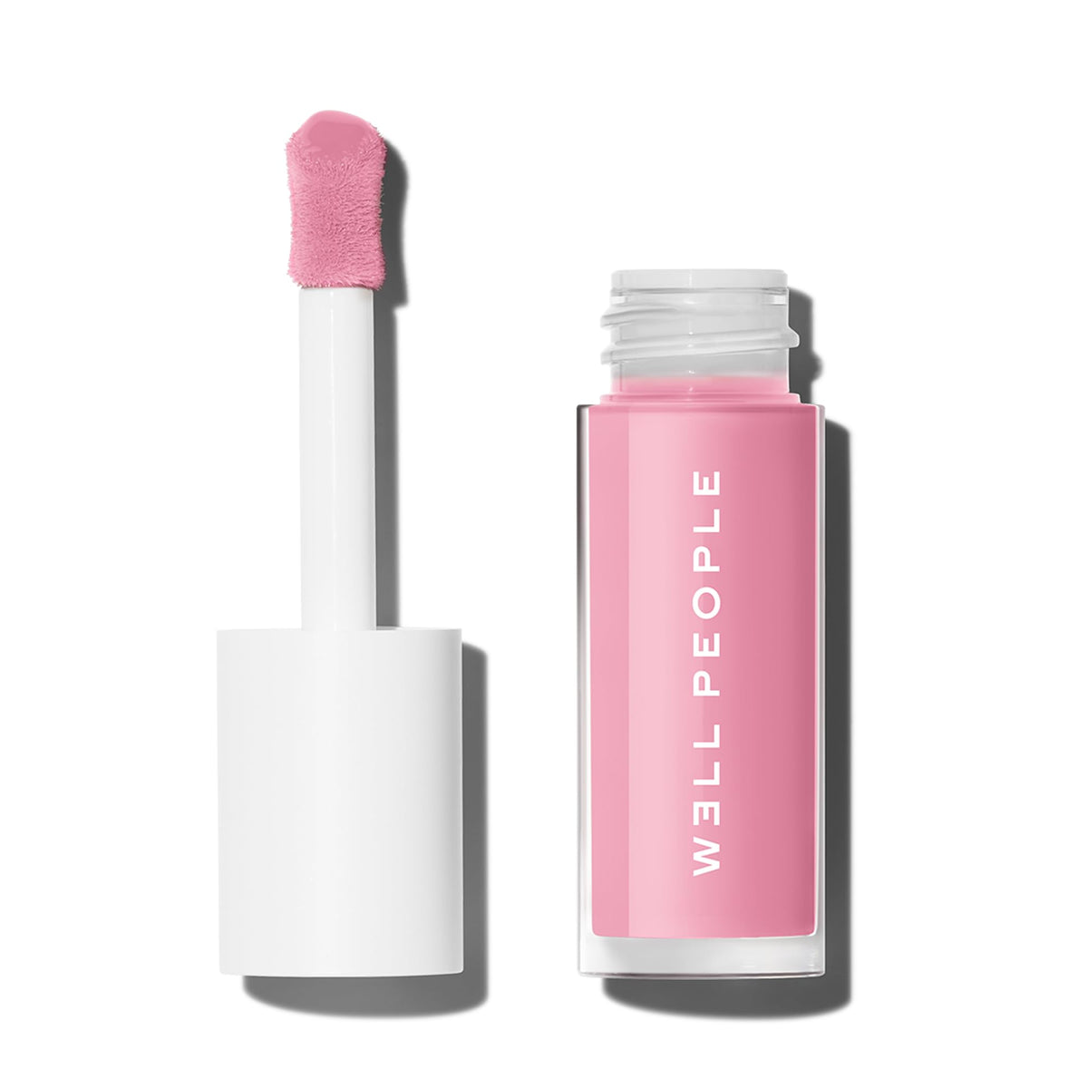 Well People front packaging showing bottle and cherry blossom tint for quick identification