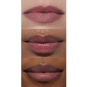 Well People texture drop highlighting glossy, non-sticky formula and nourishing oils