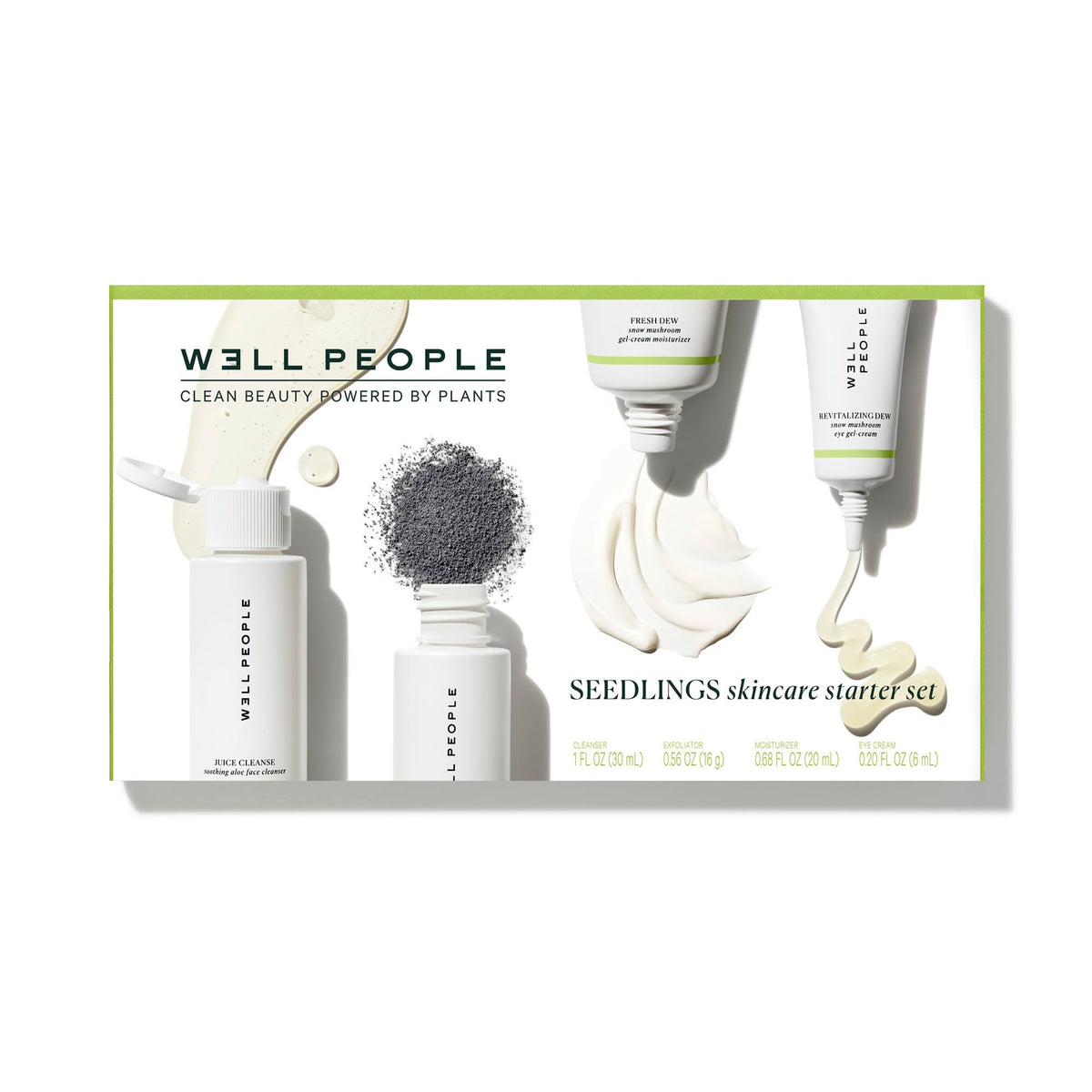 Well People cleanser close-up showing gentle foaming texture and clarity