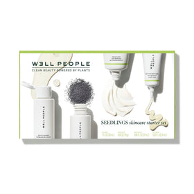 Well People cleanser close-up showing gentle foaming texture and clarity