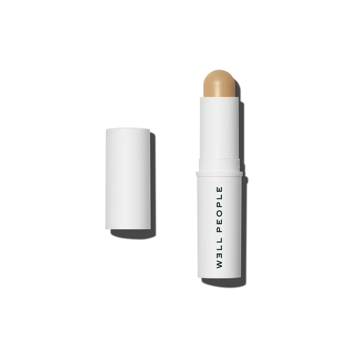 Well People complexion stick front view showing clean packaging and travel benefit
