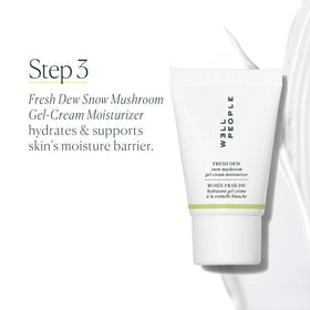 Well People eye cream applicator showing precise soothing application