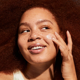 Well People texture close-up gel-cream showing lightweight hydration benefit