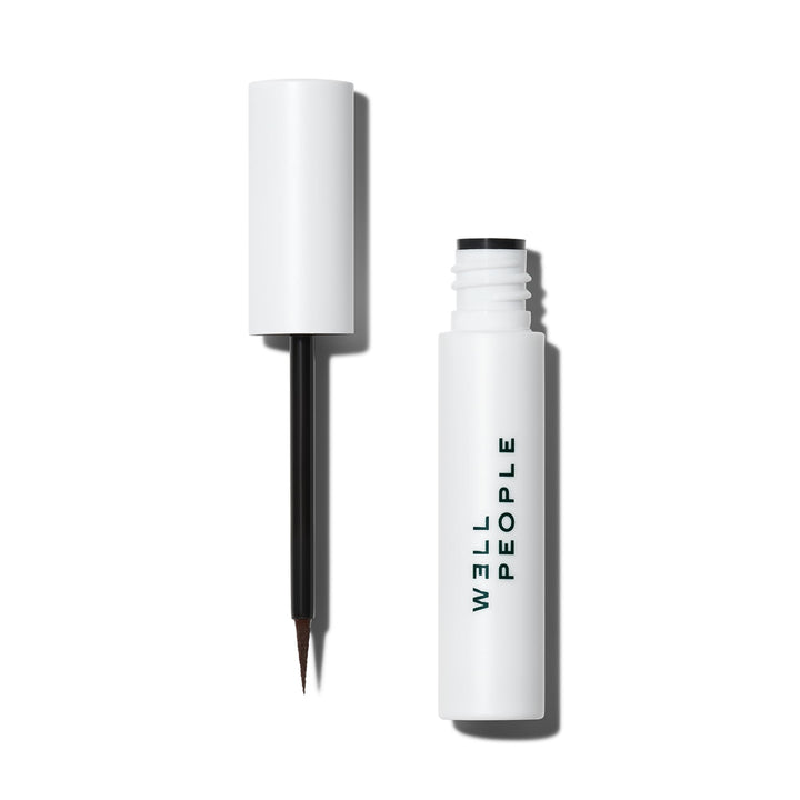 Well People front packaging showing product and brown shade with clean-beauty benefits