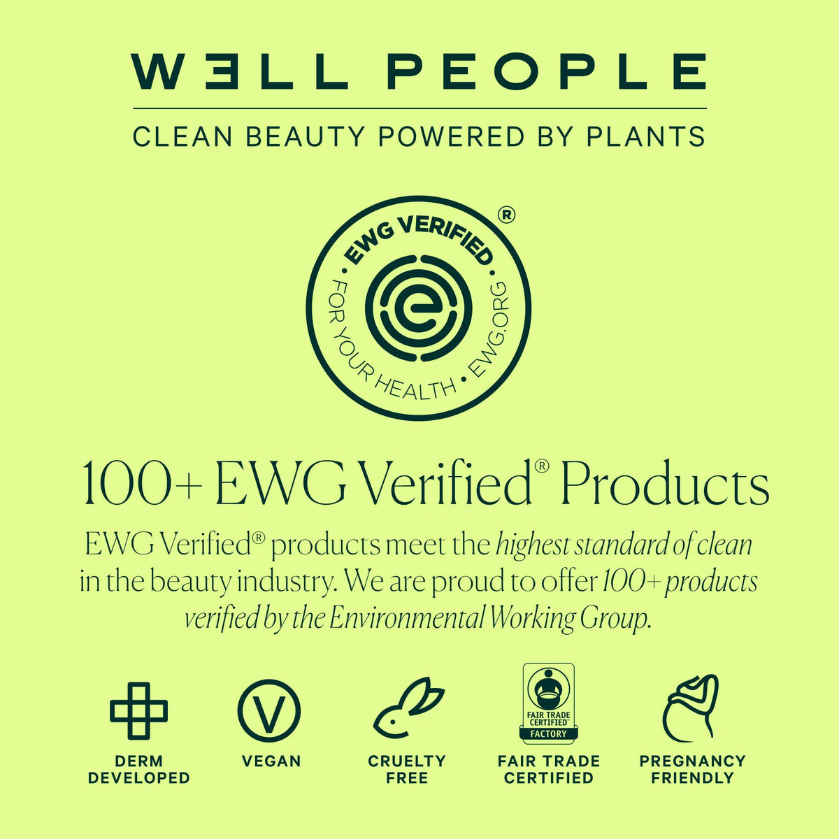 Well People product label and ingredients highlighting clean, plant-based benefit