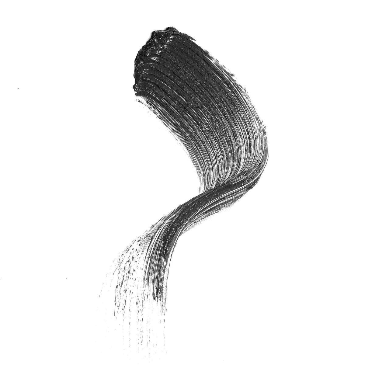 Well People mascara molded rubber brush close-up for precise application