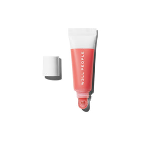 Well People product front packaging showing tinted peptide balm benefits