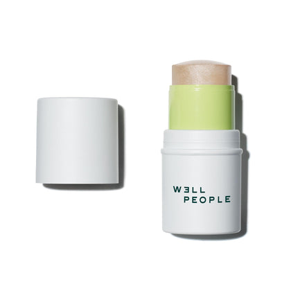 Well People Supernatural stick front packaging showing compact tube and label, conveys convenience
