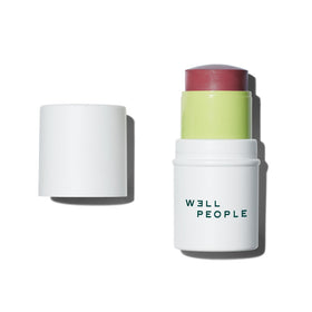 Well People front packaging showing pomegranate shade and compact stick convenience