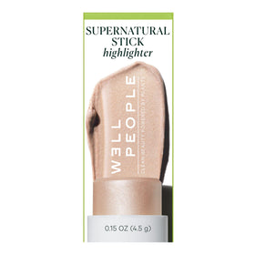 Well People used as lip topcoat over lipstick for hydrated shine and dimension