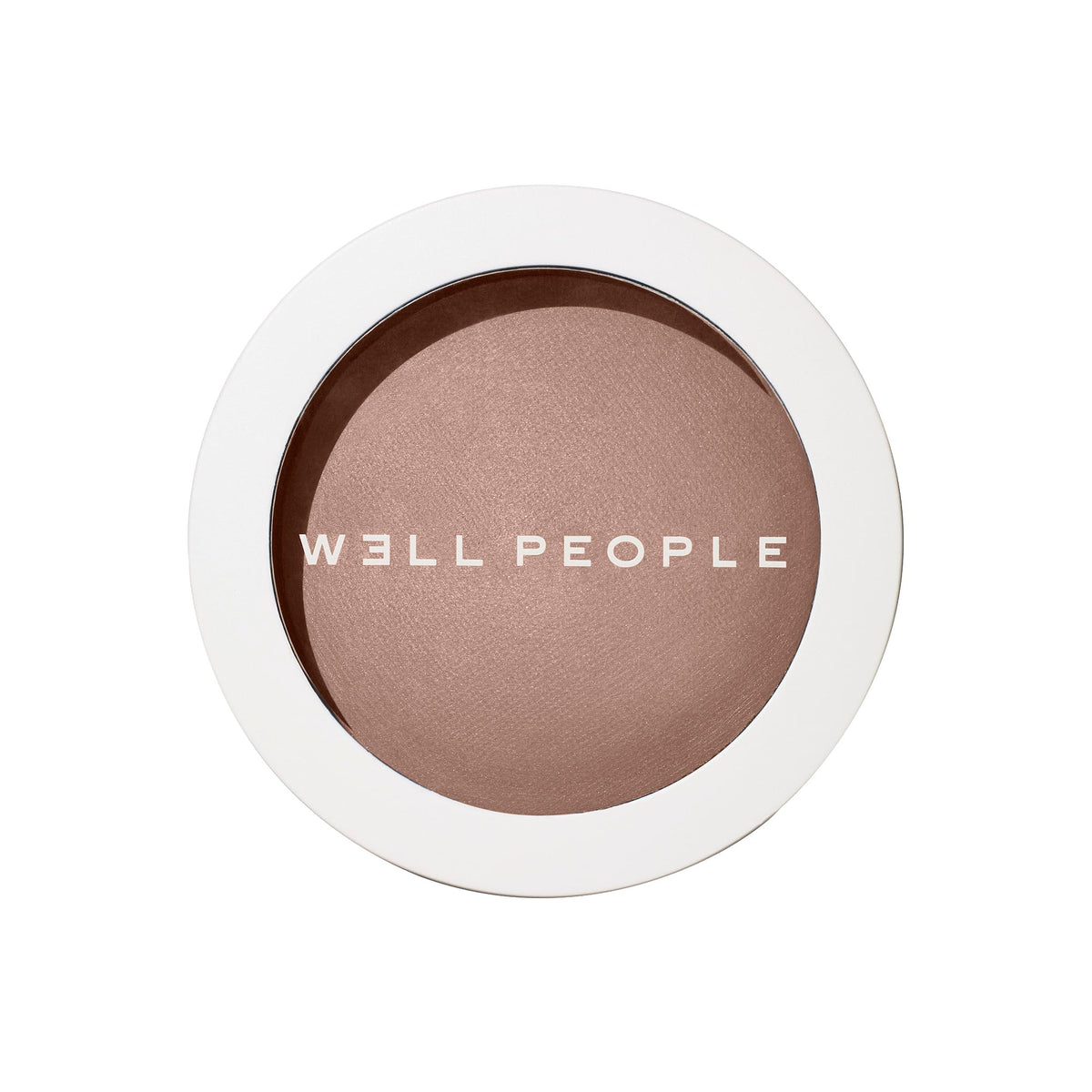 Well People compact front view showing bronzing powder for natural warmth