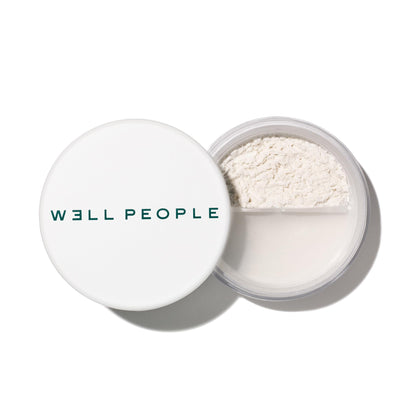 Well People jar front view showing product branding and sleek packaging benefit clarity