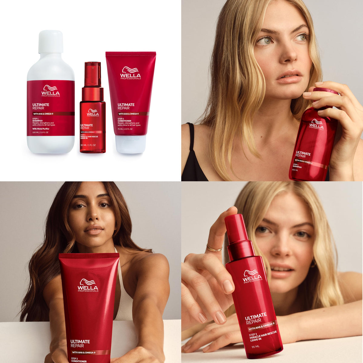 Wella Professionals bond repair treatment jar open displaying creamy texture and repair power