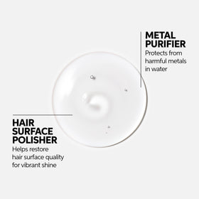 Wella Professionals label closeup highlighting WellaPlex+ bonding agent ingredient benefit