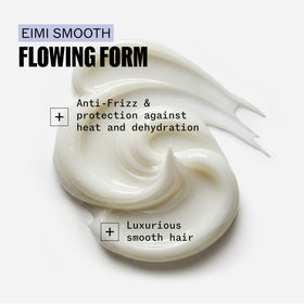 Wella Professionals Flowing Form applied during blowdry for frizz reduction and sleek finish
