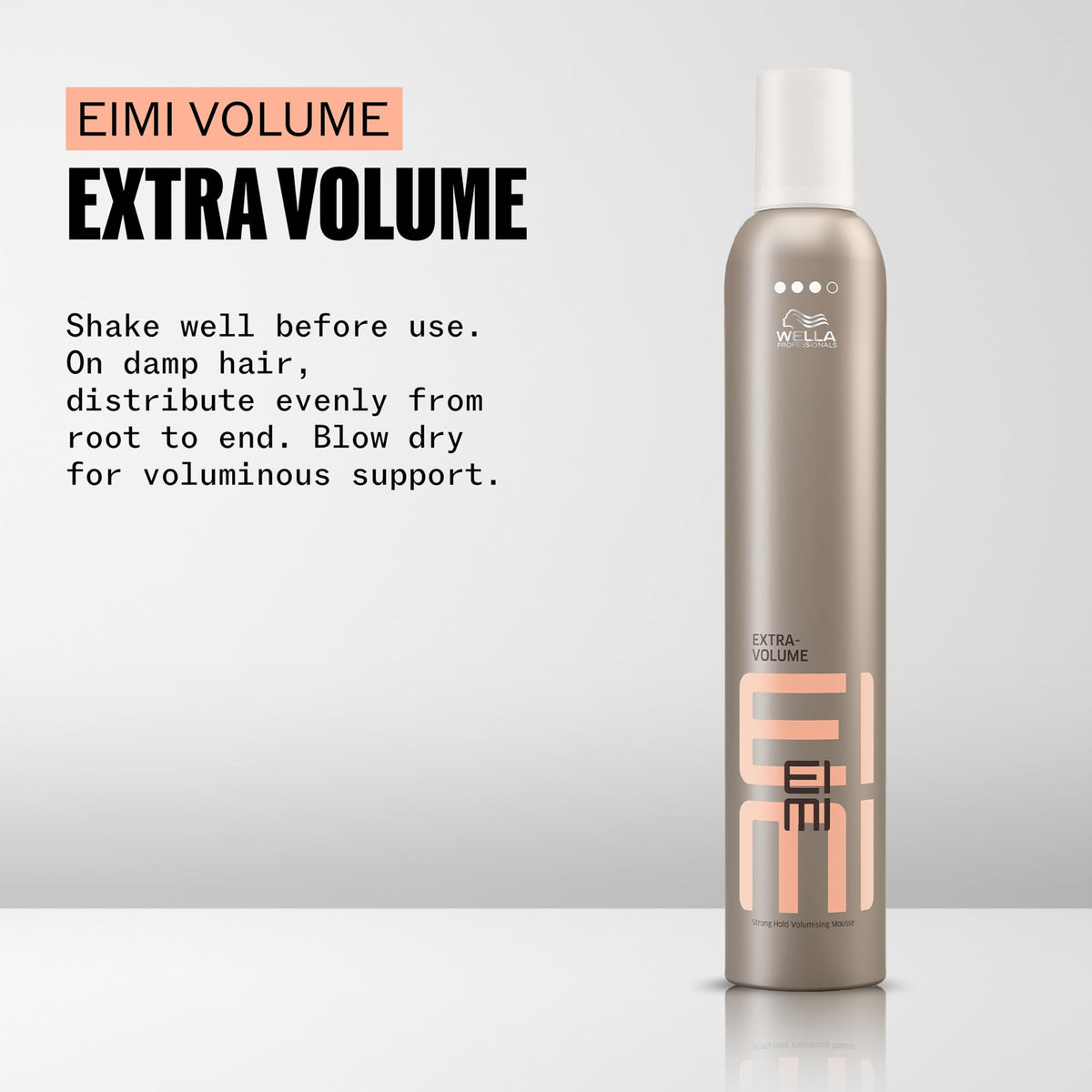 Wella Professionals foam texture in palm demonstrating airy lift and spreadability