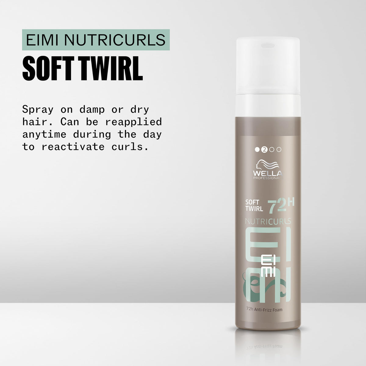 Wella Professionals foam texture closeup illustrating airy, lightweight hold