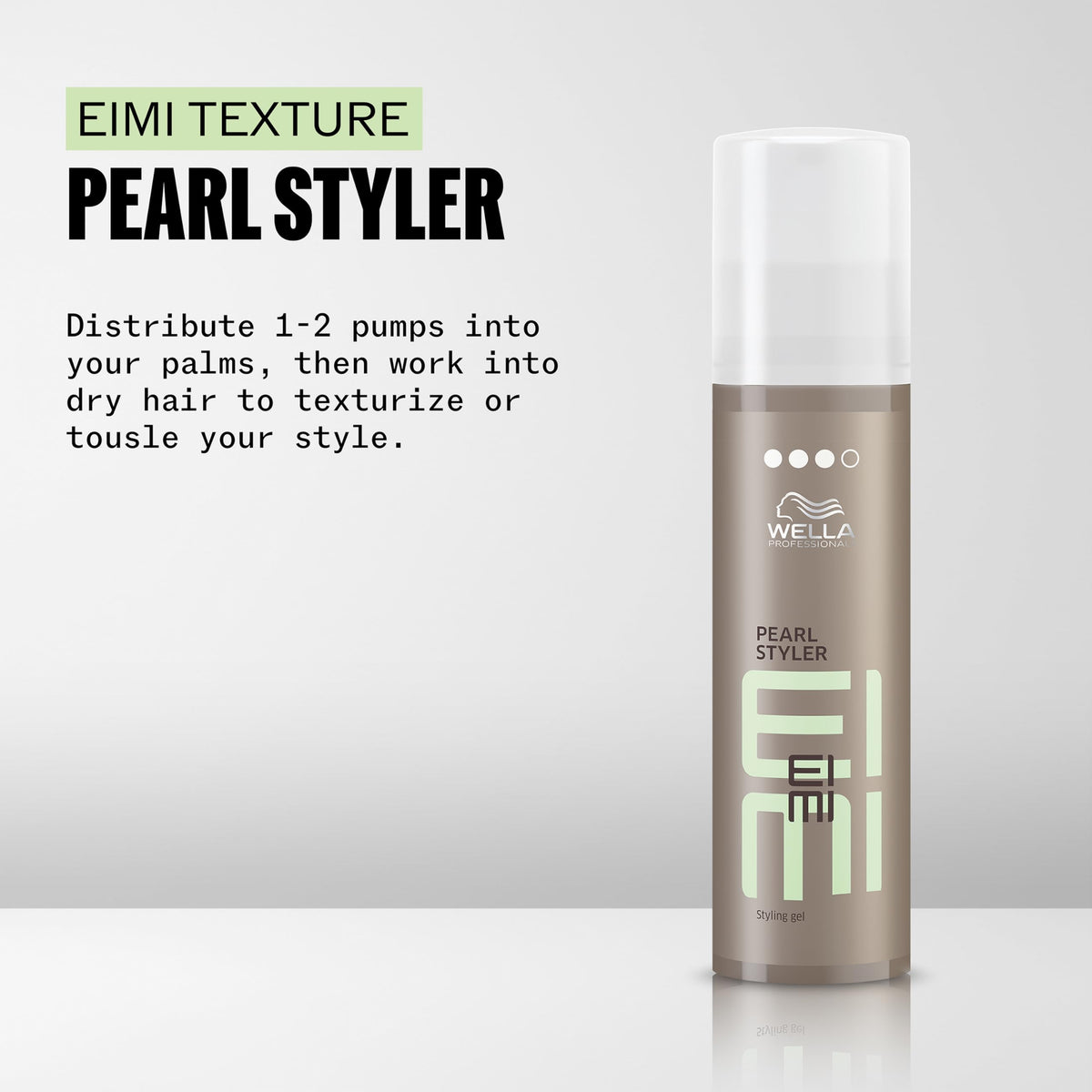 Wella Professionals close-up of gel texture with pearlescent sheen for styling