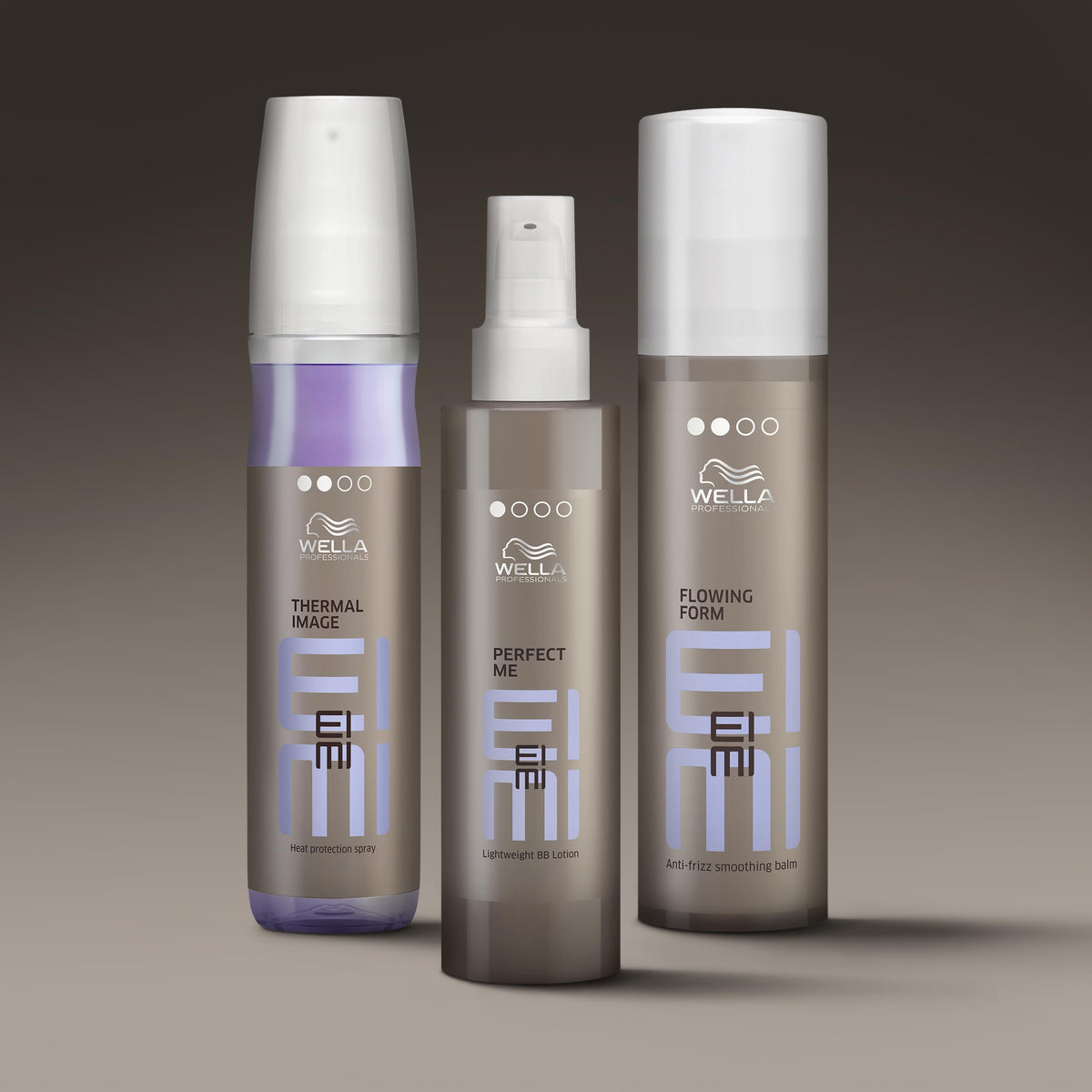 Wella Professionals bottle beside ruler showing 150ml size for travel convenience